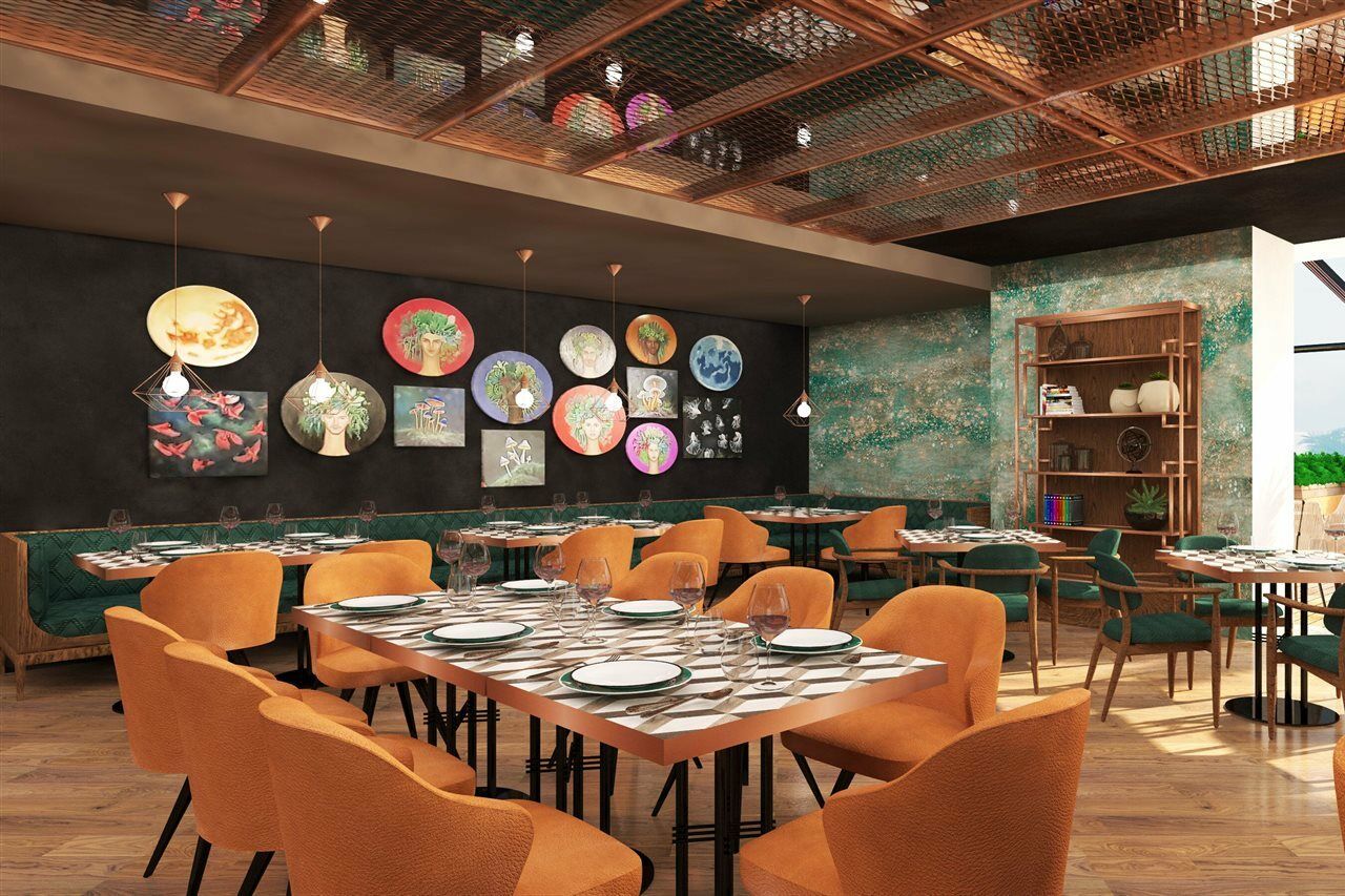 Doubletree By Hilton Antalya City Centre Екстериор снимка Restaurant interior